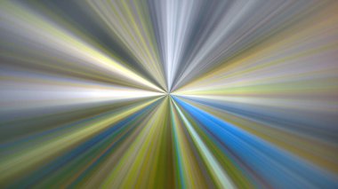 4K abstract digital art featuring a radial blur effect with a central point of focus, radiating outwards. Dynamic picture with motion and speed effect.