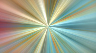 4K abstract digital art featuring a radial blur effect with a central point of focus, radiating outwards. Dynamic picture with motion and speed effect.