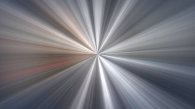 4K abstract digital art featuring a radial blur effect with a central point of focus, radiating outwards. Dynamic picture with motion and speed effect.