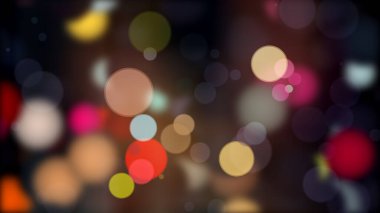 Bokeh ışıkları ile 4K renkli bulanık arkaplan.