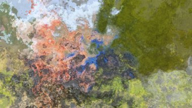 4K watercolor abstract digital texture with grainy marbled effect.