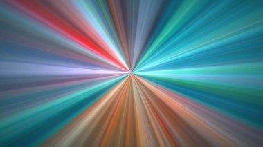 4K abstract digital art featuring a radial blur effect with a central point of focus, radiating outwards. Dynamic picture with motion and speed effect.