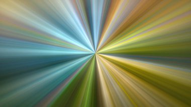 4K abstract digital art featuring a radial blur effect with a central point of focus, radiating outwards. Dynamic picture with motion and speed effect.