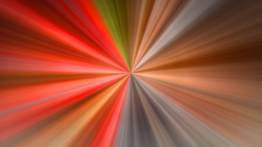 4K abstract digital art featuring a radial blur effect with a central point of focus, radiating outwards. Dynamic picture with motion and speed effect.
