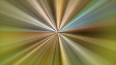 4K abstract digital art featuring a radial blur effect with a central point of focus, radiating outwards. Dynamic picture with motion and speed effect.