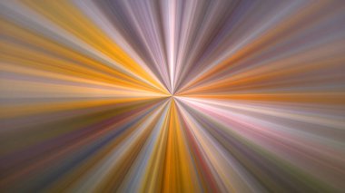 4K abstract digital art featuring a radial blur effect with a central point of focus, radiating outwards. Dynamic picture with motion and speed effect.