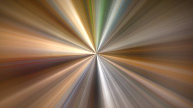 4K abstract digital art featuring a radial blur effect with a central point of focus, radiating outwards. Dynamic picture with motion and speed effect.