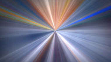4K abstract digital art featuring a radial blur effect with a central point of focus, radiating outwards. Dynamic picture with motion and speed effect.