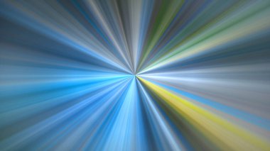 4K abstract digital art featuring a radial blur effect with a central point of focus, radiating outwards. Dynamic picture with motion and speed effect.