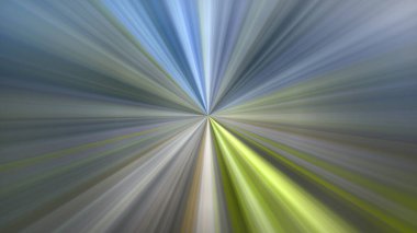 4K abstract digital art featuring a radial blur effect with a central point of focus, radiating outwards. Dynamic picture with motion and speed effect.