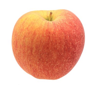 Beyaz arkaplanda kırmızı elma meyvesi izole