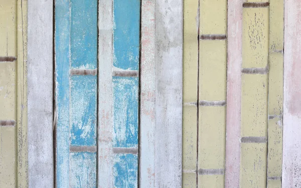 Parede Madeira Grunge Multicolorido — Fotografia de Stock