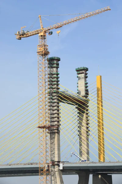 Міст Який Будується Бангкок Таїланд — стокове фото