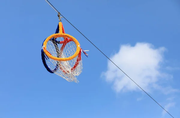 stock image Takraw lod loop with blue sky and white cloud