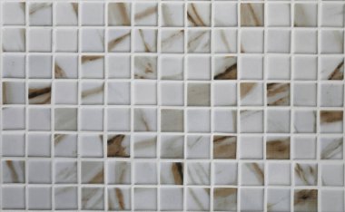 Mozaik döşemeli duvar dokusu veya arkaplanı