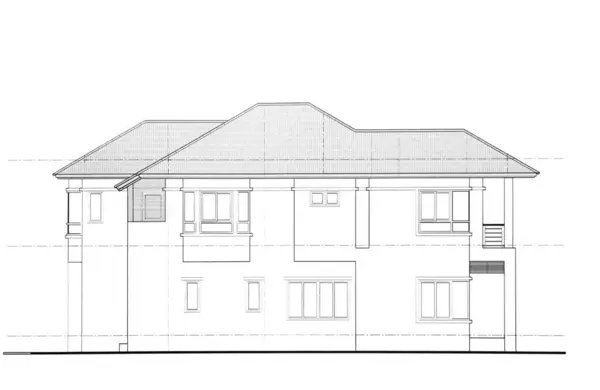 House plan - Side view