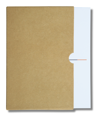 Şeffaf arkaplanda kahverengi defter