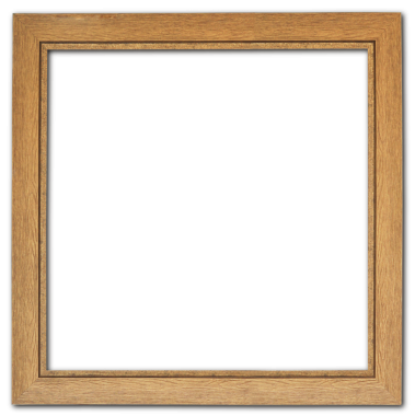 Şeffaf arkaplanda kahverengi ahşap çerçeve (PNG Dosyası)