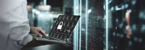 Αναλυτική Δεδομένων Internet Business Digital Technology Network Cybersecurity Data Center — Φωτογραφία Αρχείου