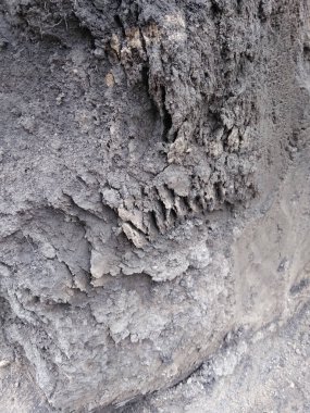 Toprak. Dağınık zemin. Toprak dokusu. Kazılmış toprak.