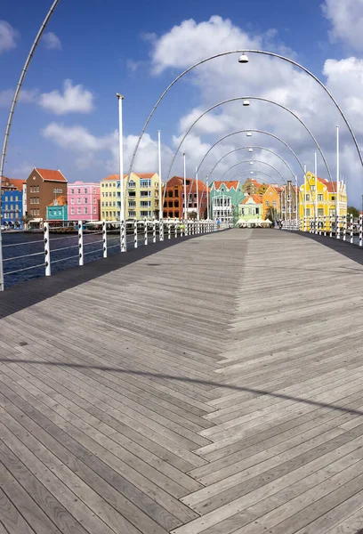 Emma Bridge Willemstad Curacao — Stock Photo, Image