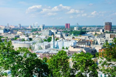 View at Podol district in Kyiv, Ukraine