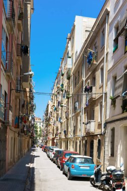 Barcelona, İspanya 'da şehir merkezi.