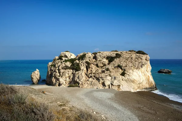 塞浦路斯Aphrodite岩石和海滩 — 图库照片