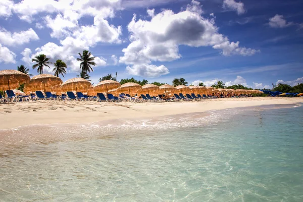 Strand Der Mullet Bay Maarten Niederlande — Stockfoto