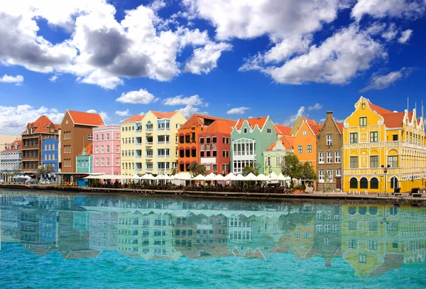 Willemstad Embankment Curacao Netherlands — Stock Photo, Image