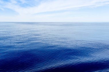 Mavi deniz suyu. Okyanus yüzeyi doğal arkaplan