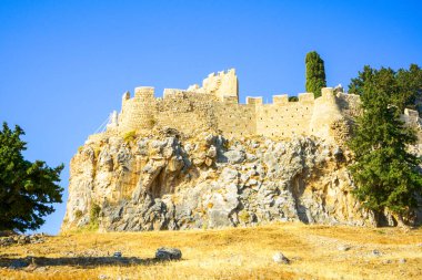 Lindos, Rodos 'taki Yunan ortaçağ kalesi