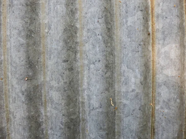 Primer Plano Acero Galvanizado Corrugado Curvado Utilizado Construcción Cobertizo Metal — Foto de Stock