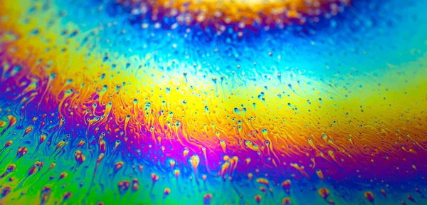 stock image Iridescent multicolored bright abstract soapy water background. Space background for screensaver. High quality photo