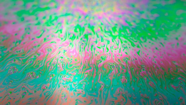 Fondo Agua Jabonoso Abstracto Brillante Multicolor Iridiscente Fondo Espacial Para — Foto de Stock