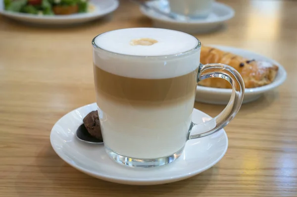 Mug Latte Table High Quality Photo — Stock Photo, Image