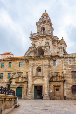 İglesia de Santo Domingo İspanya 'nın A Coruna kasabasında.