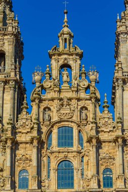 İspanya 'daki Santiago de Compostela Katedrali' nin süsleri..