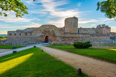 İspanya 'daki Zamora kalesinin manzarası.