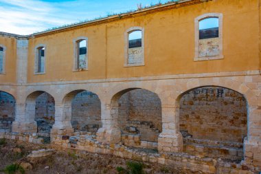 İspanya 'daki Zamora kalesinin manzarası.