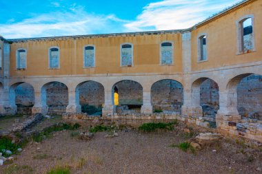 İspanya 'daki Zamora kalesinin manzarası.