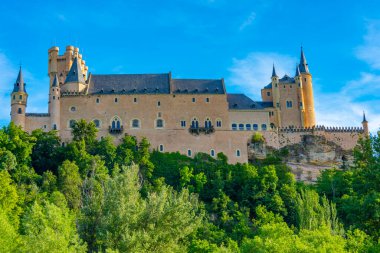 İspanya 'da Alcazar de Segovia.