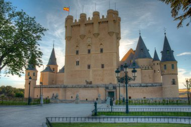 İspanya 'da Alcazar de Segovia.