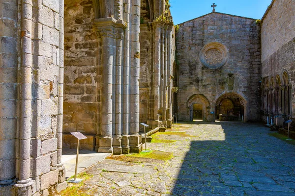 Pontevedra, İspanya 'daki San Domingo harabeleri..