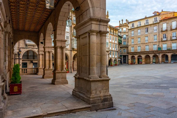 Uitzicht Praza Maior Plein Spaanse Stad Ourense — Stockfoto