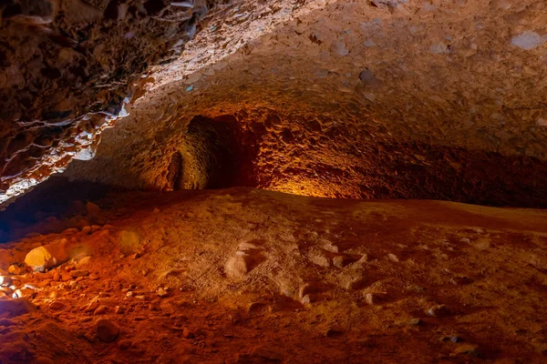 Antiguo Túnel Las Medulas Antiguo Yacimiento Minero Oro Cerca Ponferrada —  Fotos de Stock