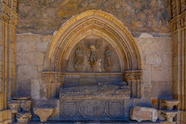 Cloister Cathedral Στην Ισπανική Πόλη Leon — Φωτογραφία Αρχείου