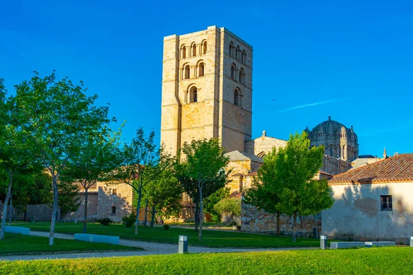 View Cathedral Spanish Town Zamora — Stock Photo, Image