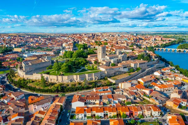 Panorama Utsikt Över Spanska Staden Zamora — Stockfoto