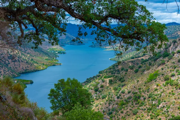 stock image Panorama view of river Douro from Picon del Moro viewpoint in Spain.